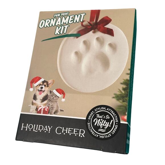 paw print impression ornament kit - Picture 1 of 5